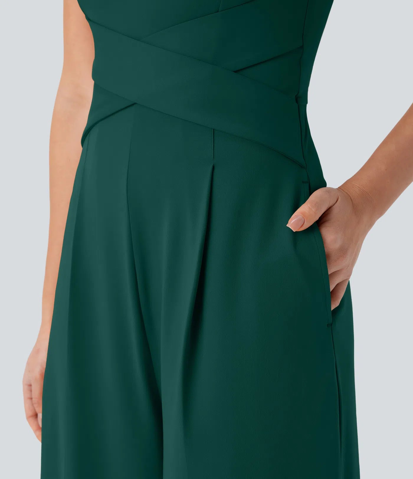 Mono Casual Sin Espalda con Bolsillos Laterales