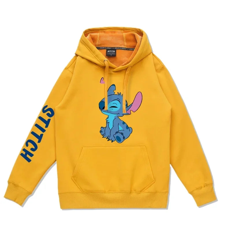 SUDADERA STITCH DISNEY – UNISEX, HOLGADA Y CÁLIDA OTOÑO/INVIERNO