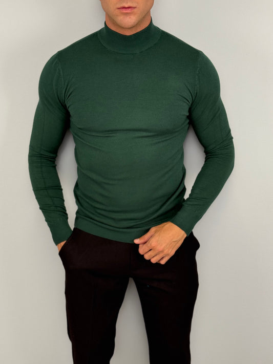 SUÉTER DE CUELLO ALTO AJUSTADO