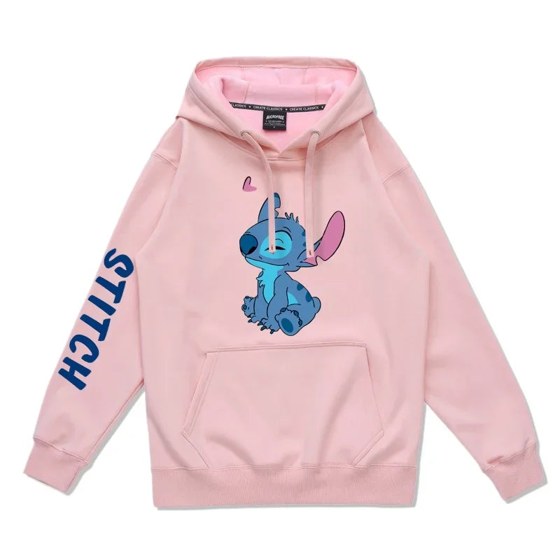 SUDADERA STITCH DISNEY – UNISEX, HOLGADA Y CÁLIDA OTOÑO/INVIERNO