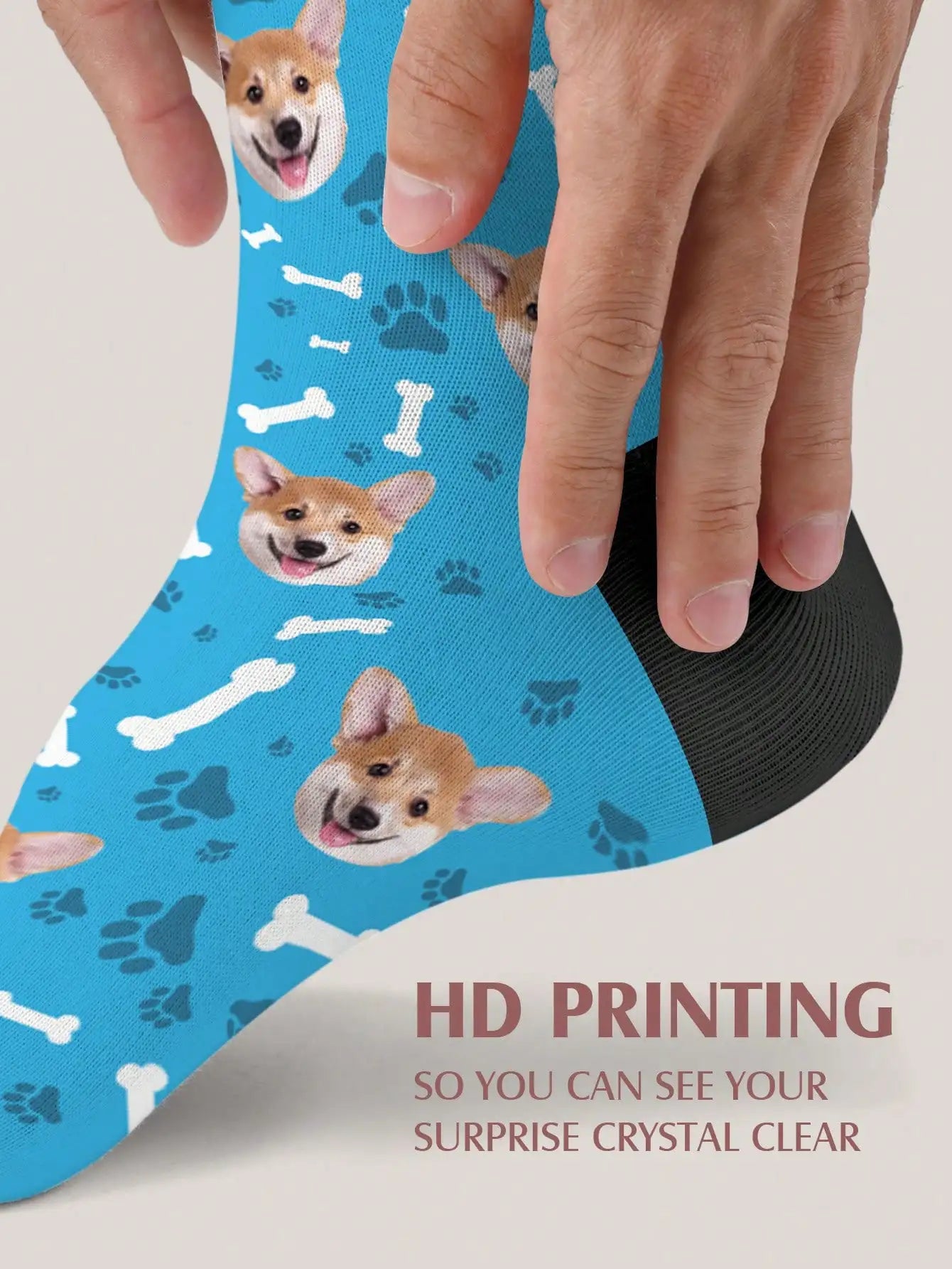 CALCETINES PERSONALIZADOS CON FOTO – REGALO ORIGINAL DE ANIVERSARIO