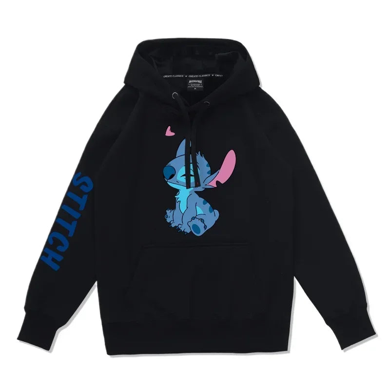 SUDADERA STITCH DISNEY – UNISEX, HOLGADA Y CÁLIDA OTOÑO/INVIERNO