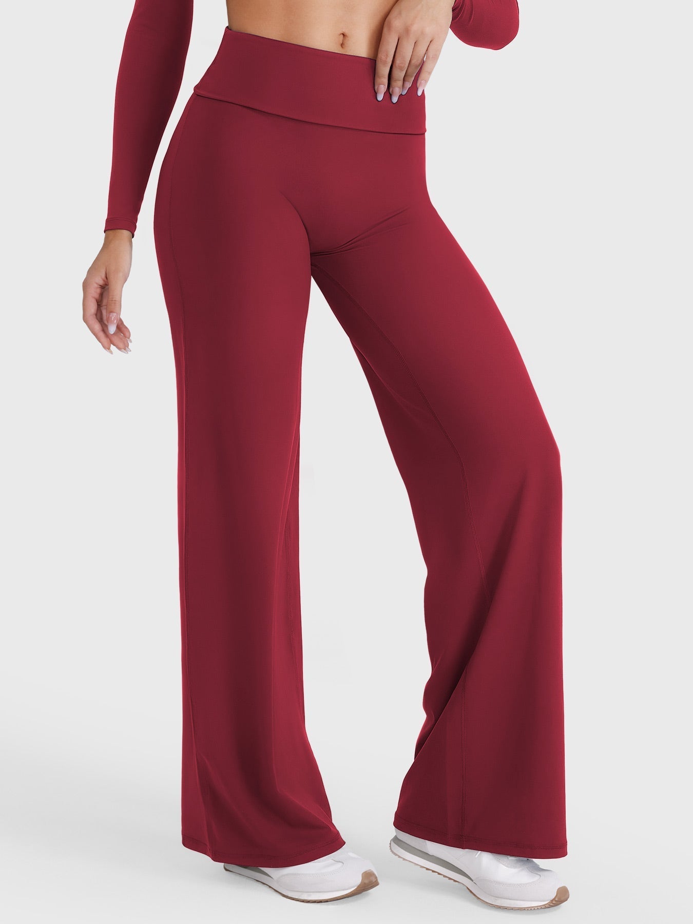 Leggings plegables de pierna recta