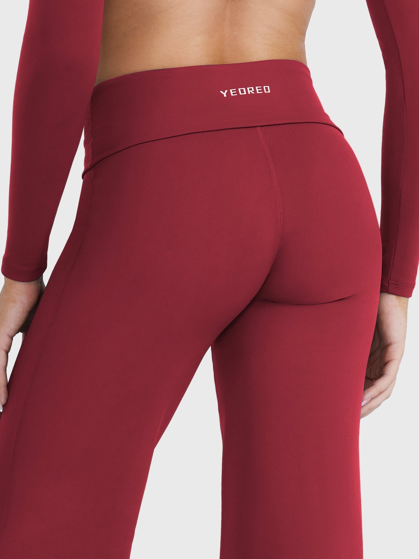 Leggings plegables de pierna recta