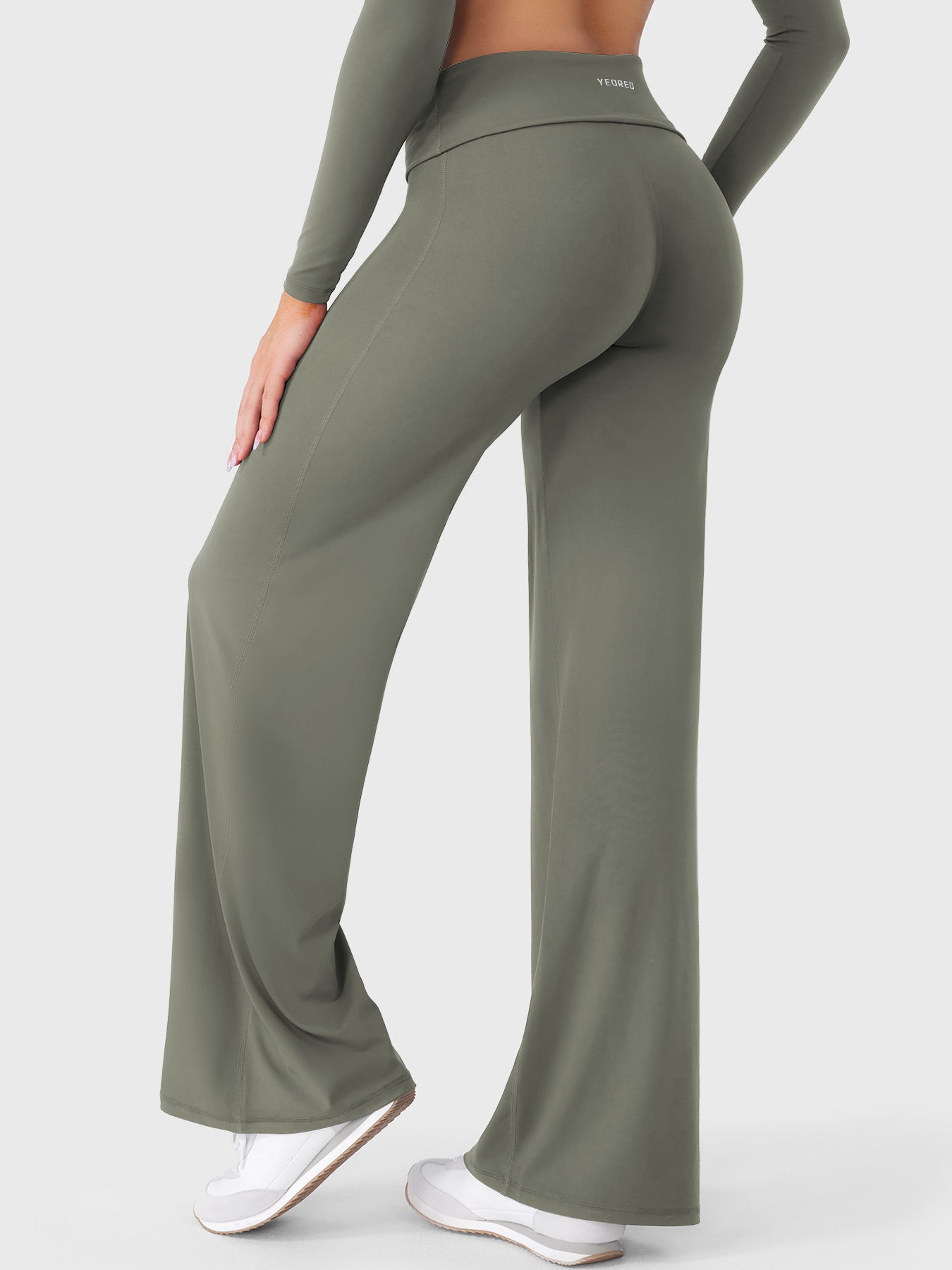 Leggings plegables de pierna recta