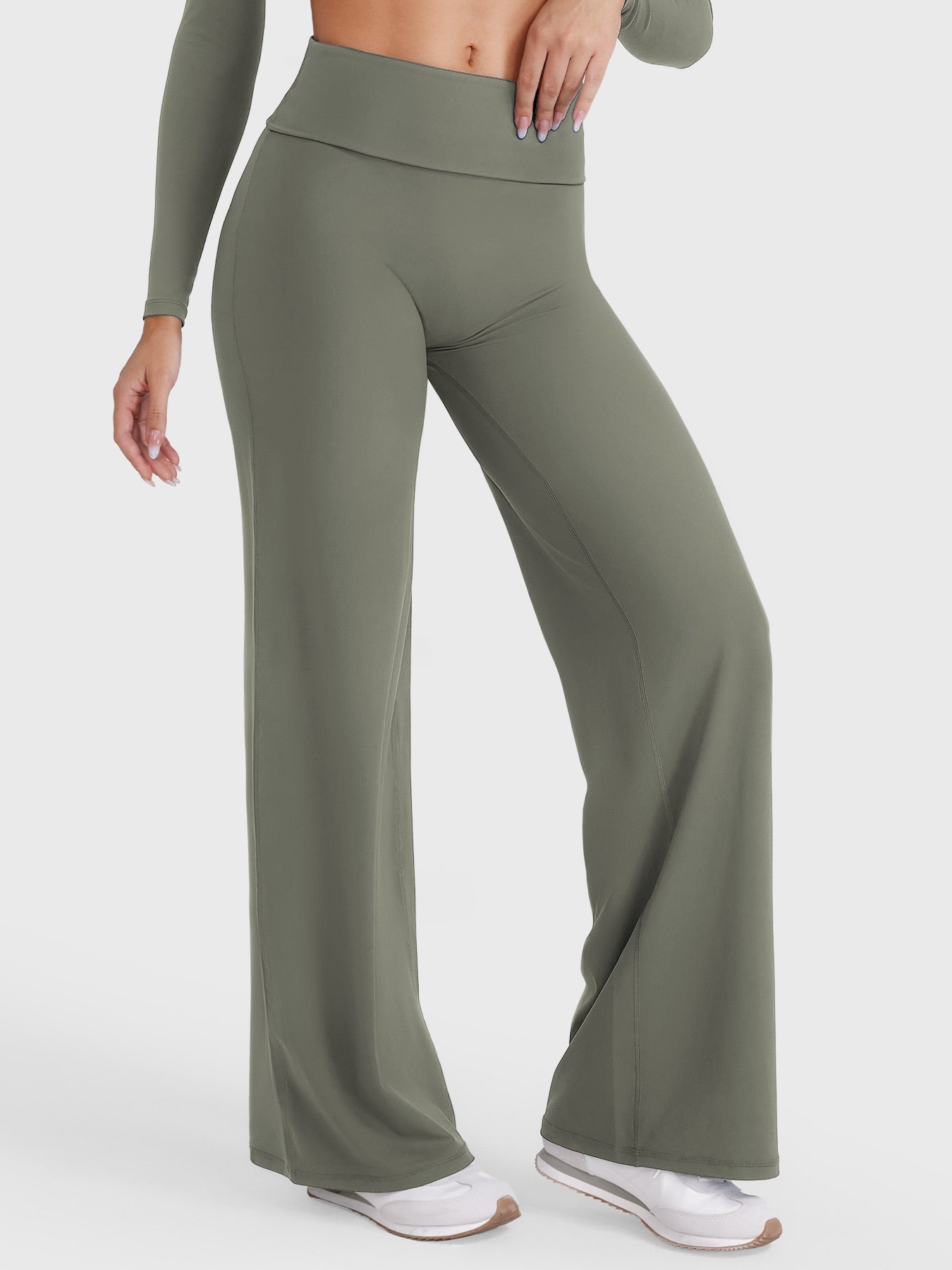 Leggings plegables de pierna recta