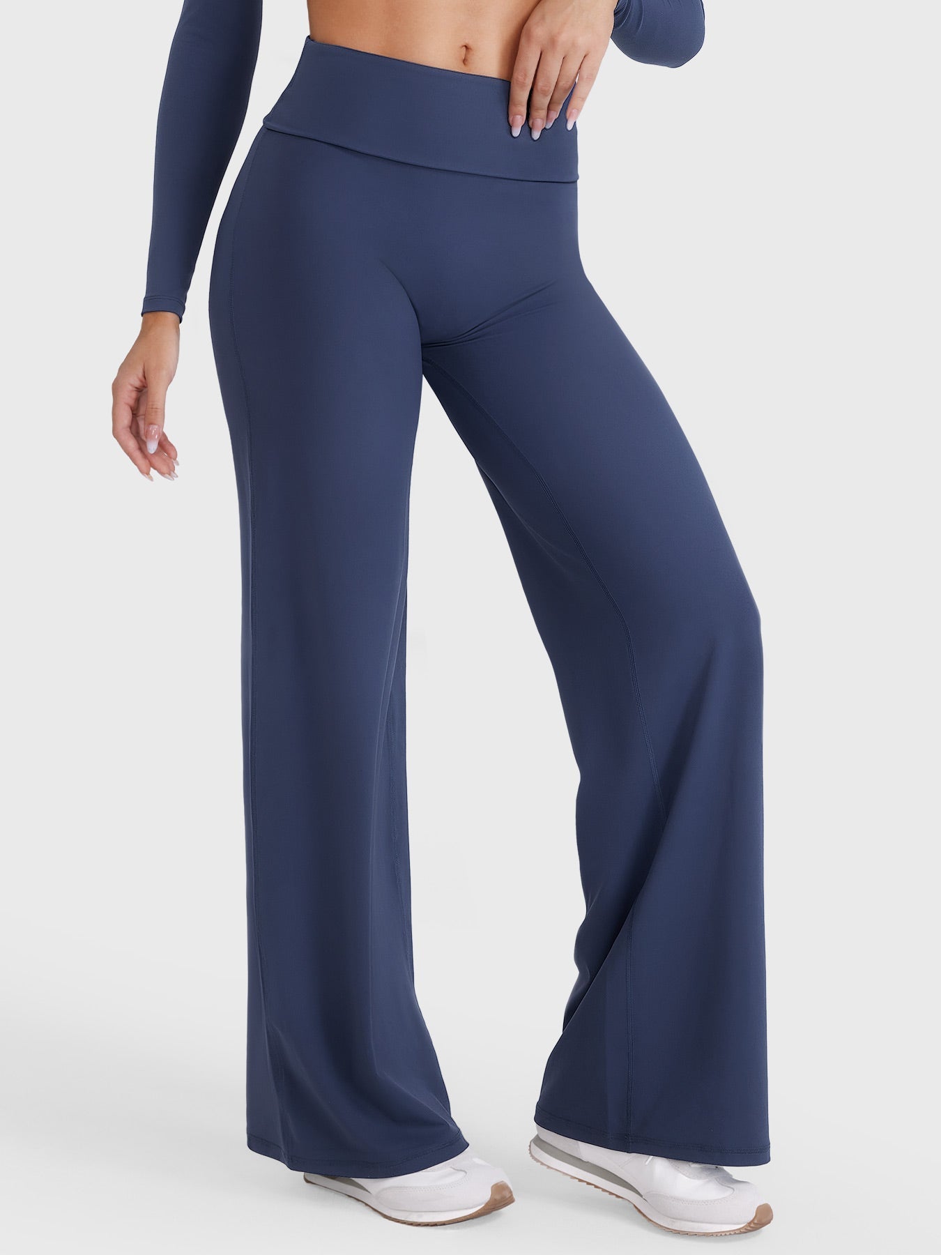 Leggings plegables de pierna recta