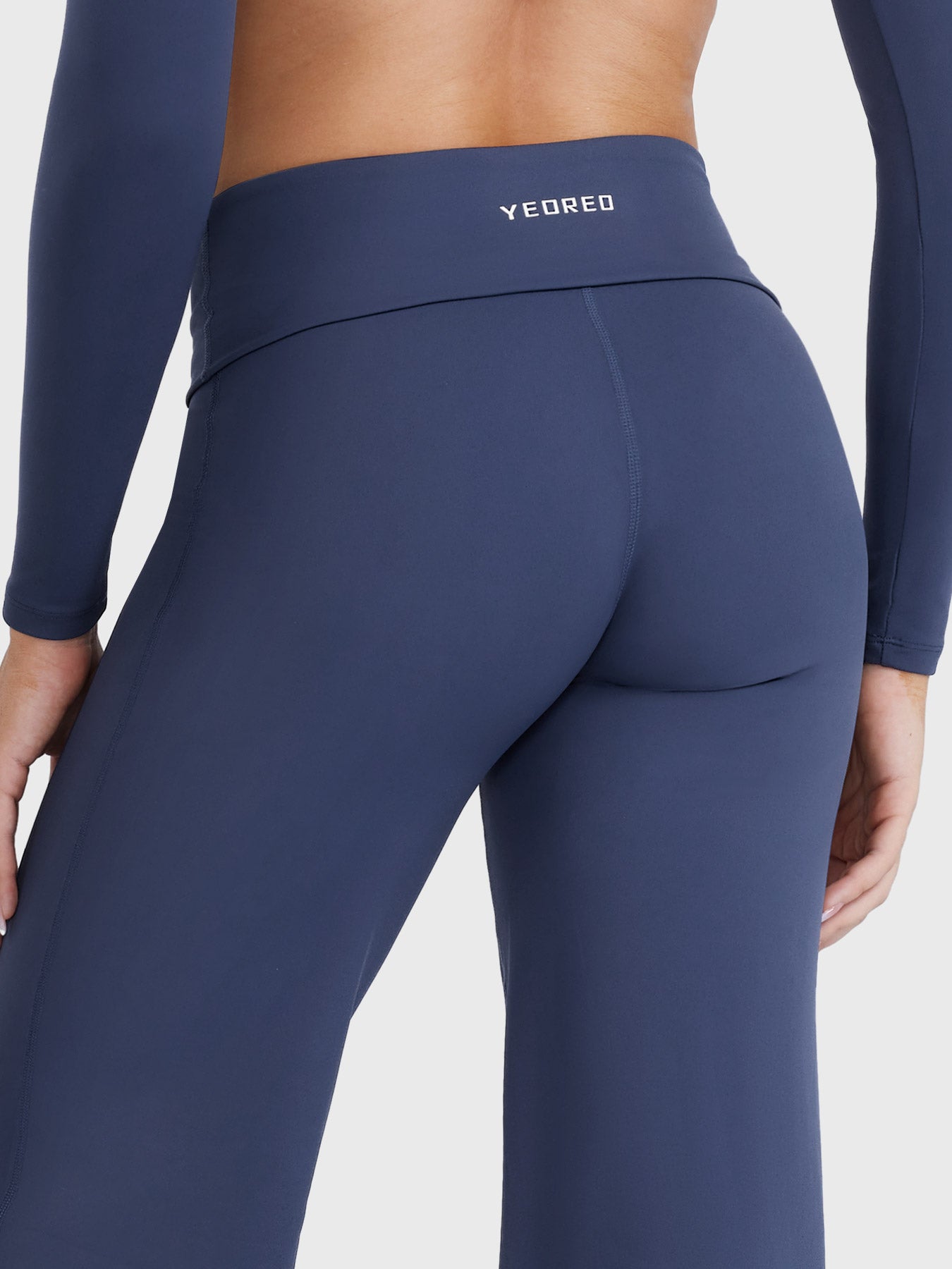 Leggings plegables de pierna recta